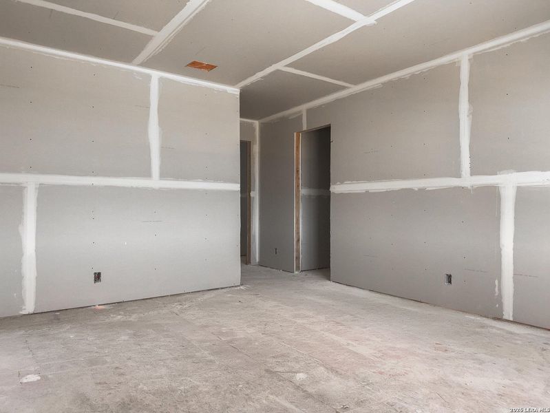 In-progress construction of a new home in Cordova Trails, Seguin, TX (Image 18).