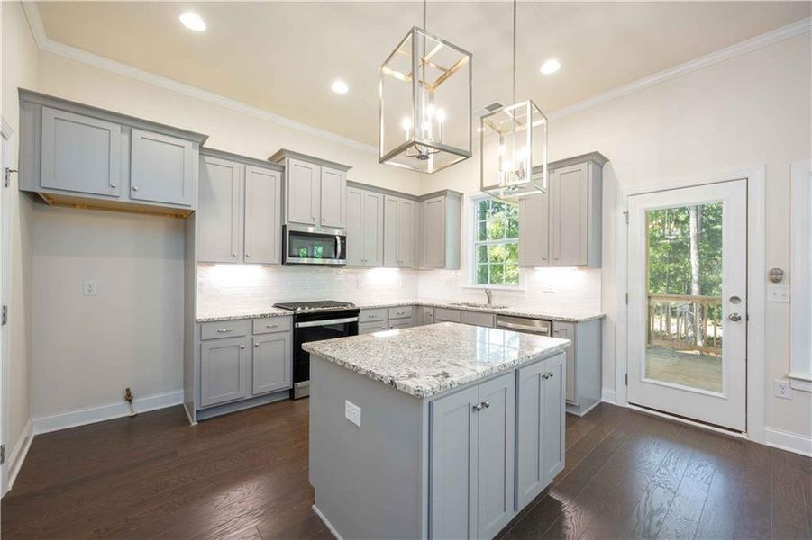 Furnished interior view inside a new home in , Acworth (Image 7). Furnished interior view inside a new home in , Acworth (Image 7).