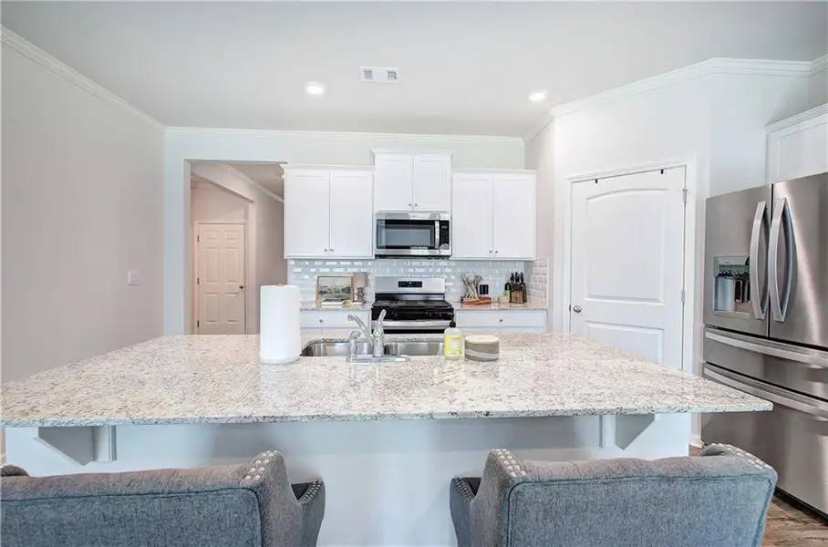 Furnished interior view inside a new home in , Cartersville (Image 15).