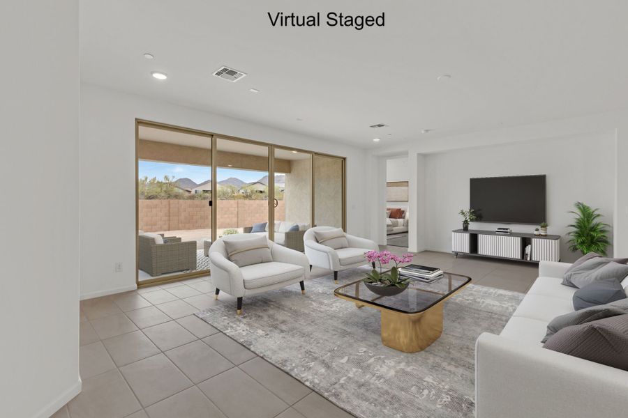 Furnished interior view inside a new home in Montelena, Marana (Image 2).