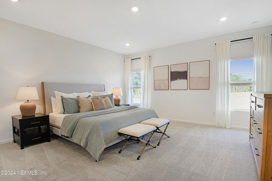 Furnished interior view inside a new home in , Jacksonville (Image 17).