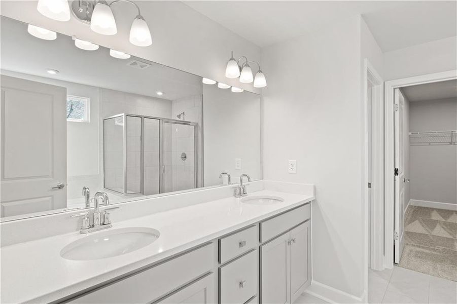 Furnished interior view inside a new home in Haverhill Estates, Dacula (Image 6).