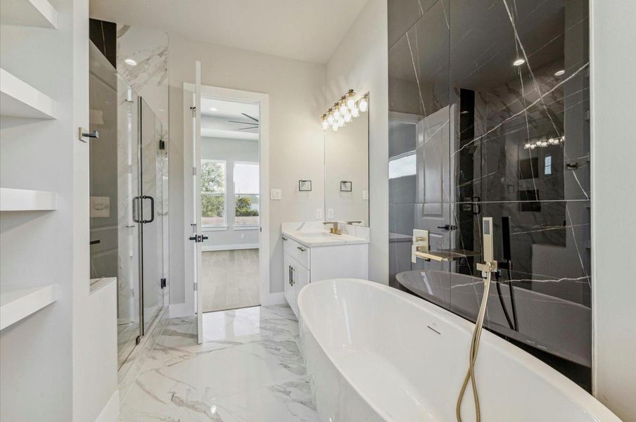 Furnished interior view inside a new home in , Houston (Image 3).