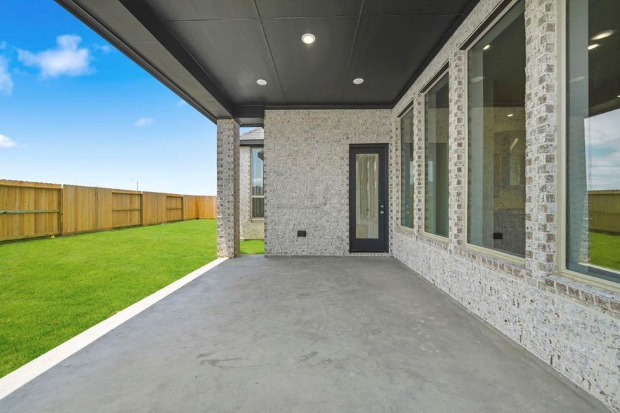 Exterior details and patio area of a home in Cross Creek West, Fulshear (Image 2). Exterior details and patio area of a home in Cross Creek West, Fulshear (Image 2).