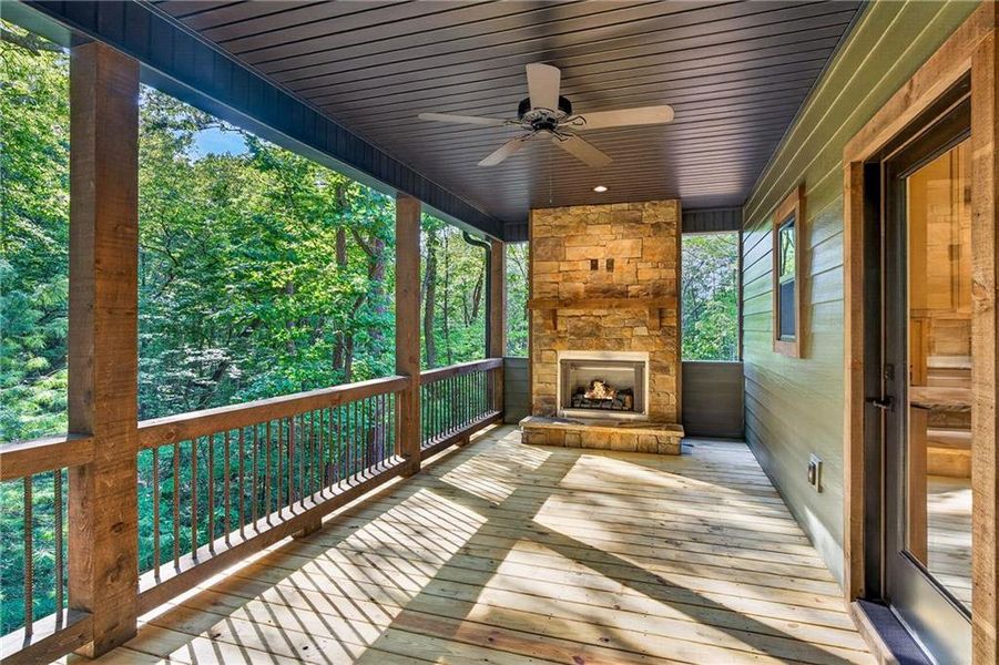 Exterior details and patio area of a home in , Talking Rock (Image 19). Exterior details and patio area of a home in , Talking Rock (Image 19).
