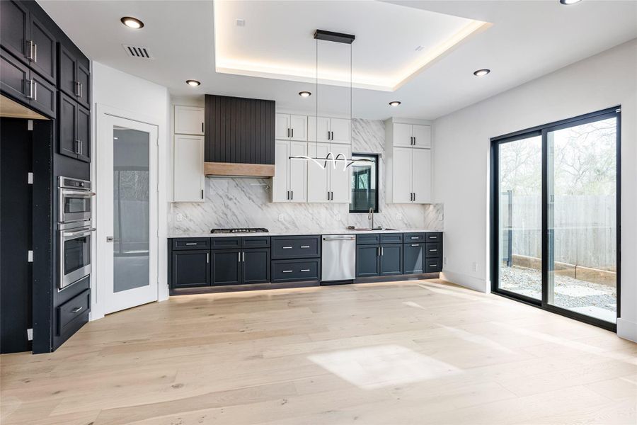 Furnished interior view inside a new home in , Stafford (Image 8).