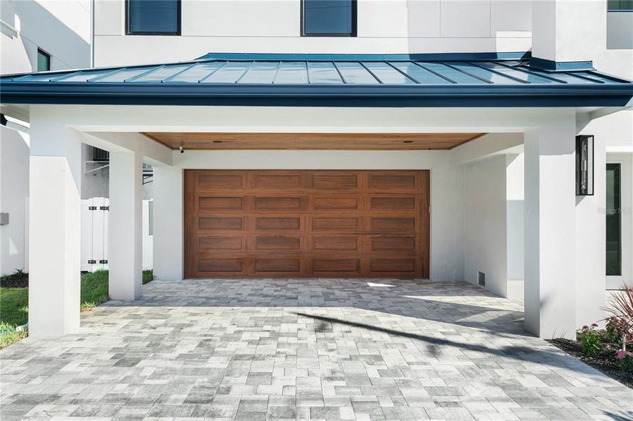 2 car carport and 4 car tandem garage