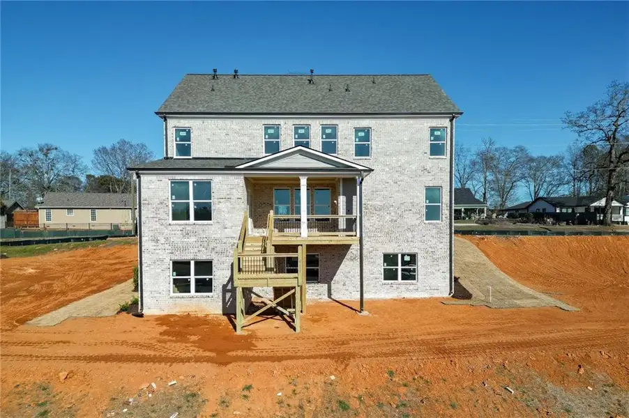 Exterior details and patio area of a home in , Buford (Image 4).