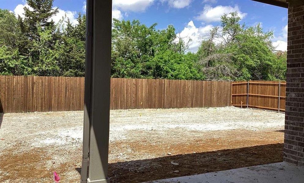 Covered Patio & Backyard Construction Progress