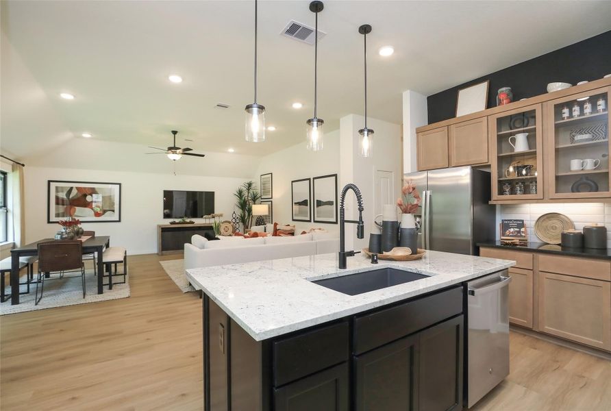 Furnished interior view inside a new home in Roman Forest, New Caney (Image 25).