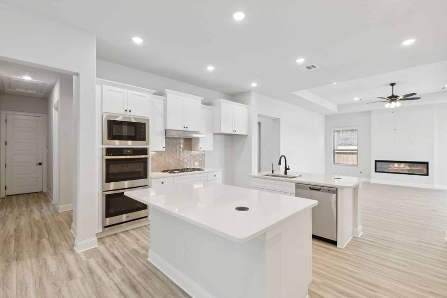 Furnished interior view inside a new home in Westside Preserve, Midlothian (Image 11).