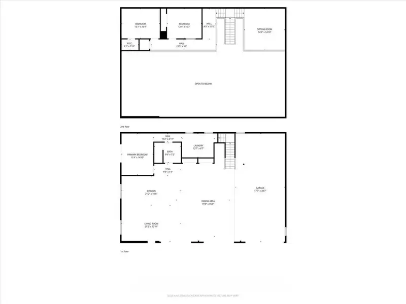 2D floor plan layout of this home in , Ponder, TX (Image 3).