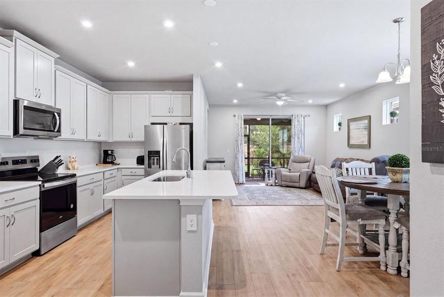 Furnished interior view inside a new home in Wellen Park, Venice (Image 11).