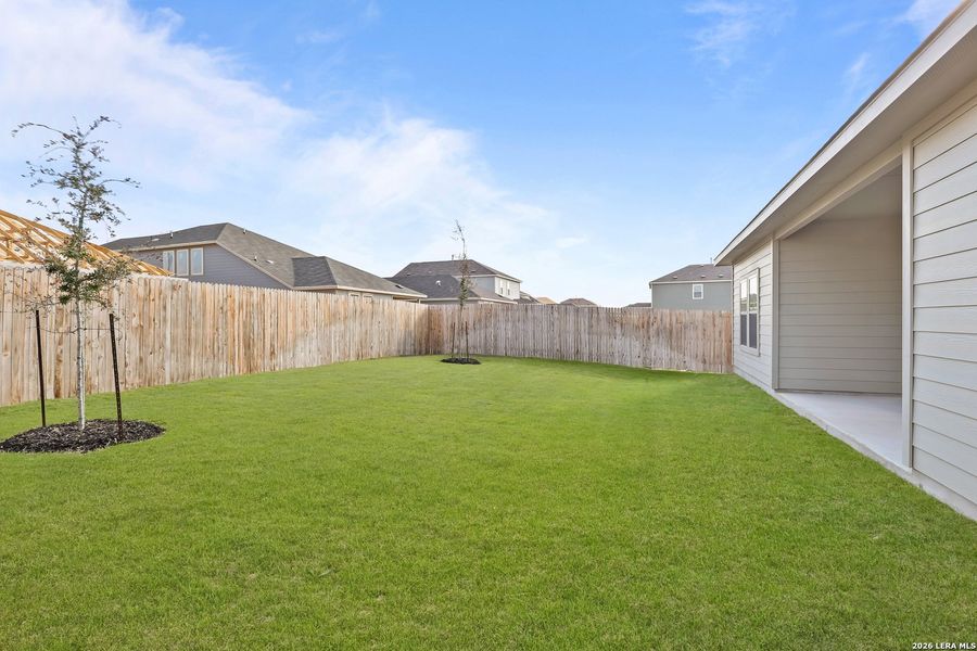 Exterior details and patio area of a home in Summerlin, Castroville (Image 3). Exterior details and patio area of a home in Summerlin, Castroville (Image 3).