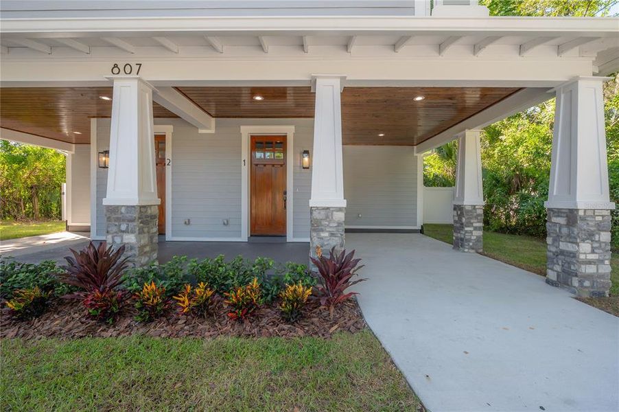 Exterior details and patio area of a home in , Tampa (Image 34). Exterior details and patio area of a home in , Tampa (Image 34).
