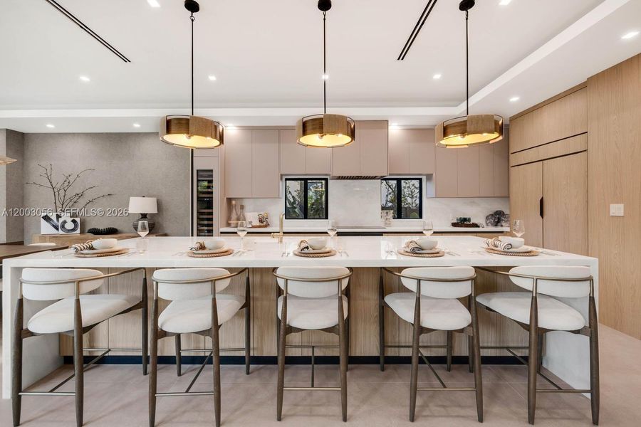Furnished interior view inside a new home in , Biscayne Park (Image 9).