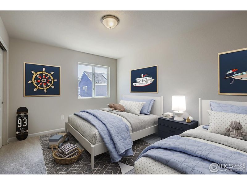 Furnished interior view inside a new home in Waterfield, Fort Collins (Image 14).