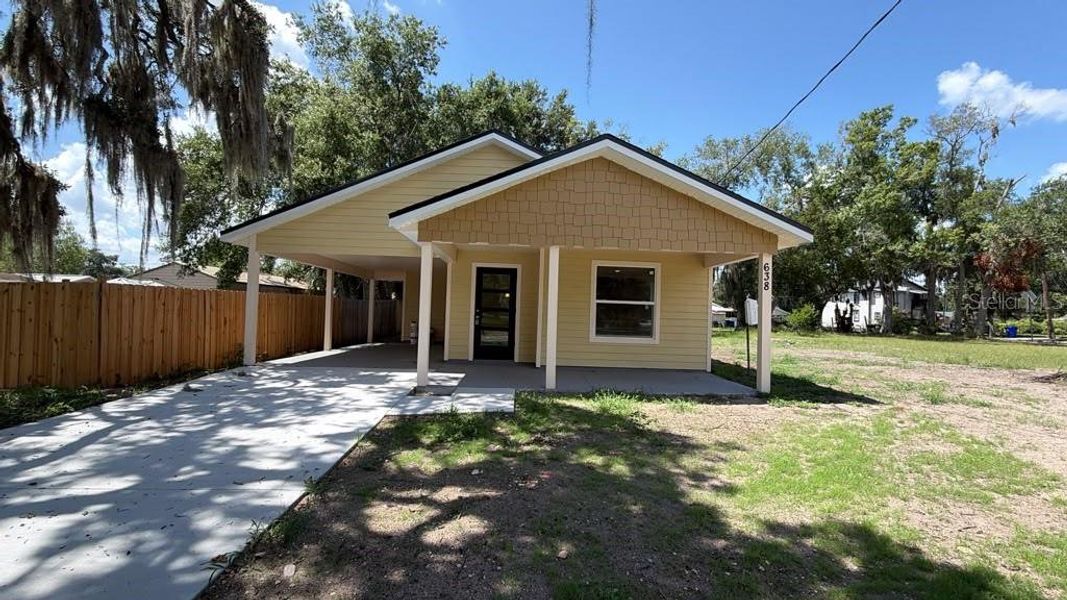 Exterior details and patio area of a home in , Lakeland (Image 15). Exterior details and patio area of a home in , Lakeland (Image 15).