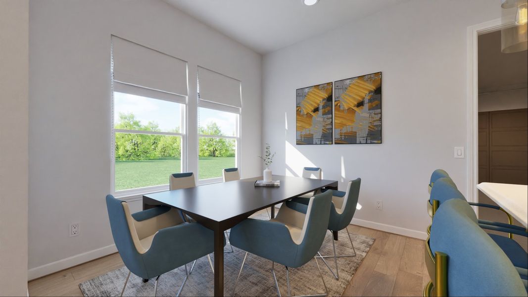 Representative furnished interior of a home built from the Aria Grace by New Home Co. in The Duets Collection at Novel, Austin (Image 7). Representative furnished interior of a home built from the Aria Grace by New Home Co. in The Duets Collection at Novel, Austin (Image 7).