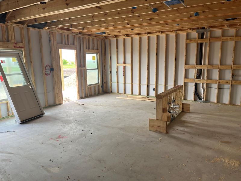 Family Room and Kitchen Family Room and Kitchen