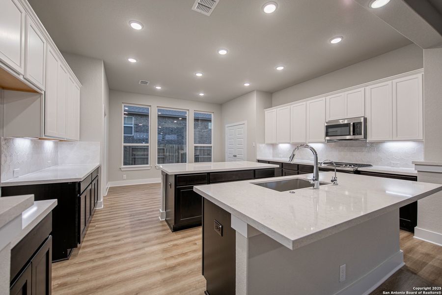 Furnished interior view inside a new home in Buffalo Crossing – New Phase Now Preselling, Cibolo (Image 3). Furnished interior view inside a new home in Buffalo Crossing – New Phase Now Preselling, Cibolo (Image 3).