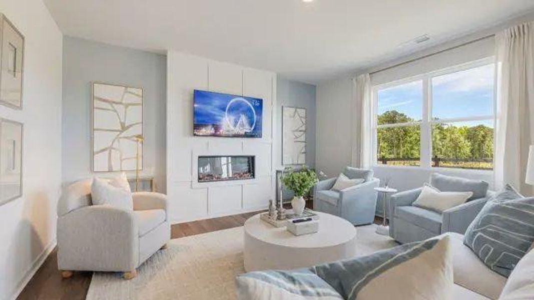 Furnished interior view inside a new home in Reserve at Gum Springs, Jefferson (Image 19).