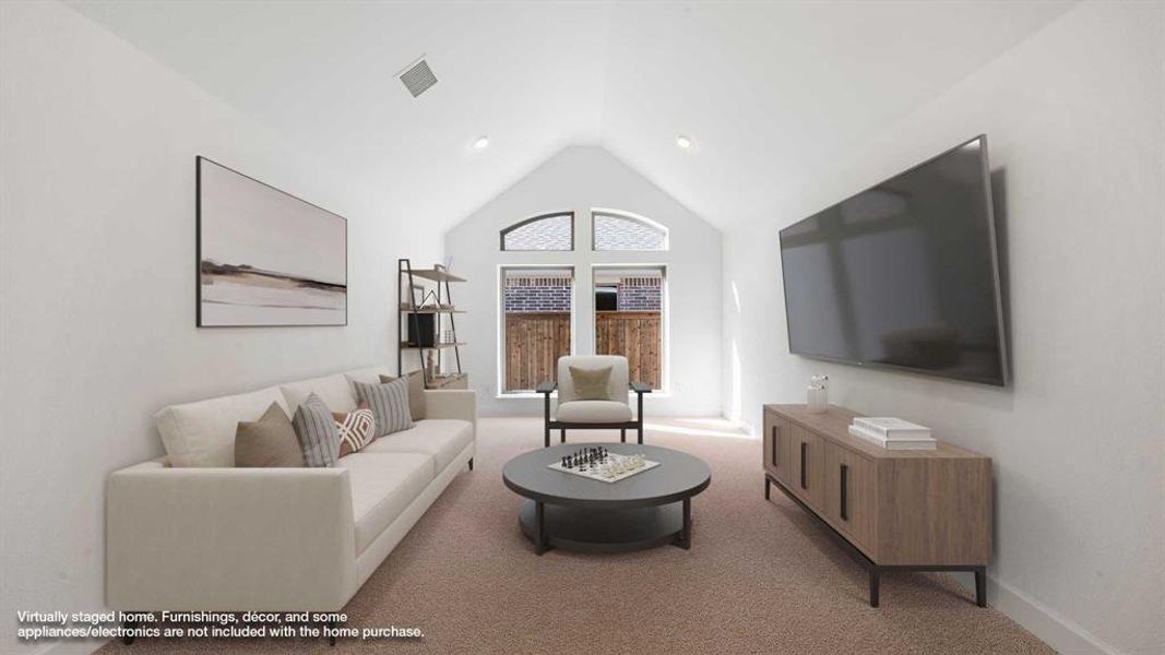 Furnished interior view inside a new home in Ventana, Fort Worth (Image 8).