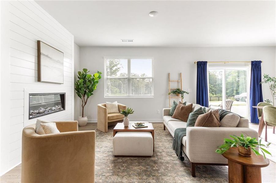 Furnished interior view inside a new home in , Lawrenceville (Image 19).