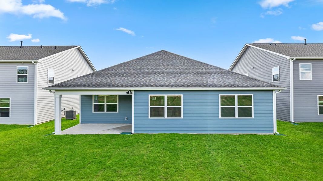 Exterior details and patio area of a home in Cottonwood Ridge, Piedmont (Image 20).