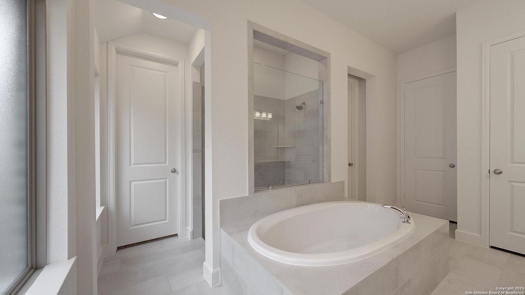 Furnished interior view inside a new home in Alsatian Oaks 50', Castroville (Image 7).