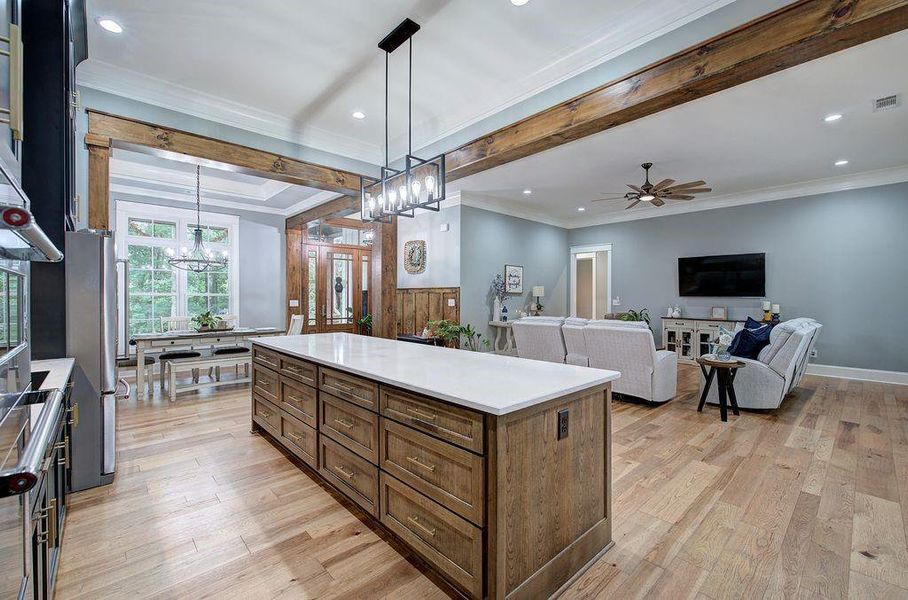 Furnished interior view inside a new home in , Cartersville (Image 35).