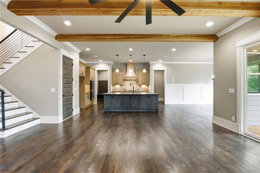 Furnished interior view inside a new home in , Flowery Branch (Image 6). Furnished interior view inside a new home in , Flowery Branch (Image 6).