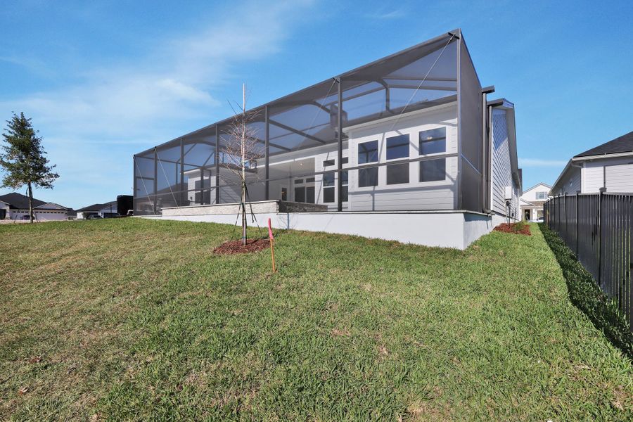 Representative exterior details of a home built from the Stella by Riverside Homes in Hidden Creek at SilverLeaf, St. Augustine (Image 41).