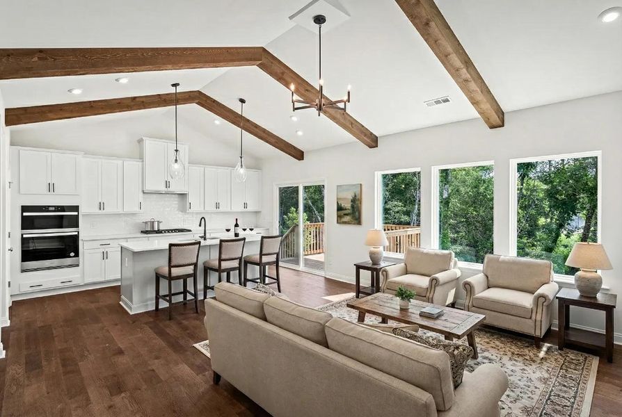 The Courtland C Family Room The Courtland C Family Room