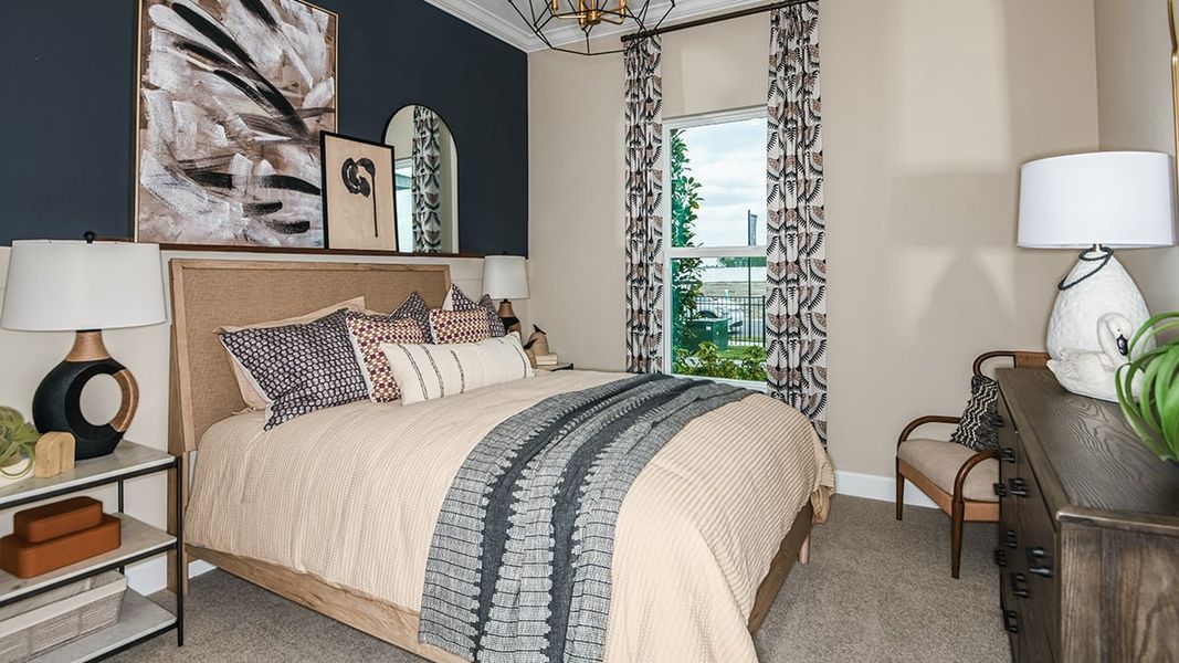 Representative furnished interior of a home built from the Lazio by Taylor Morrison in Westview Community Group Page, Kissimmee (Image 29).