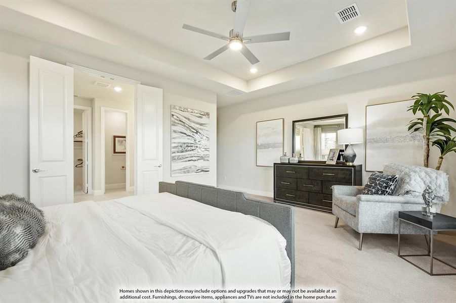 Furnished interior view inside a new home in Mosaic, Celina (Image 22). Furnished interior view inside a new home in Mosaic, Celina (Image 22).