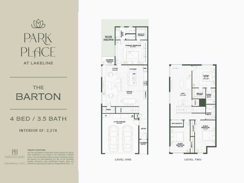 Barton Floorplan - Last Remaining!