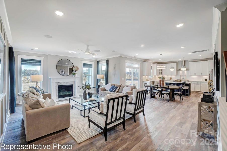 Furnished interior view inside a new home in Rone Creek, Waxhaw (Image 4).