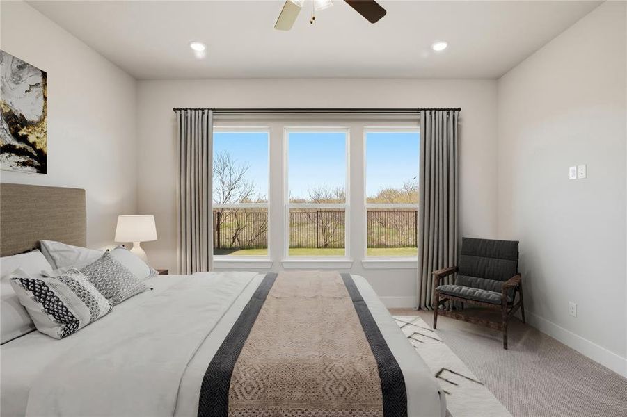 Furnished interior view inside a new home in Pecan Grove, Burleson (Image 12).