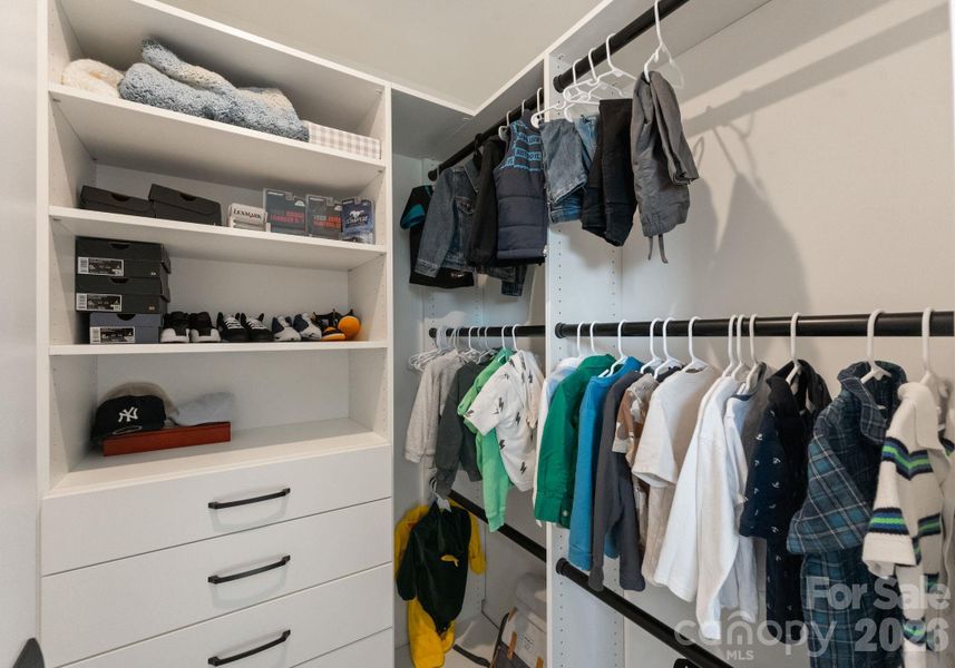 Bedroom #3 Custom Closet