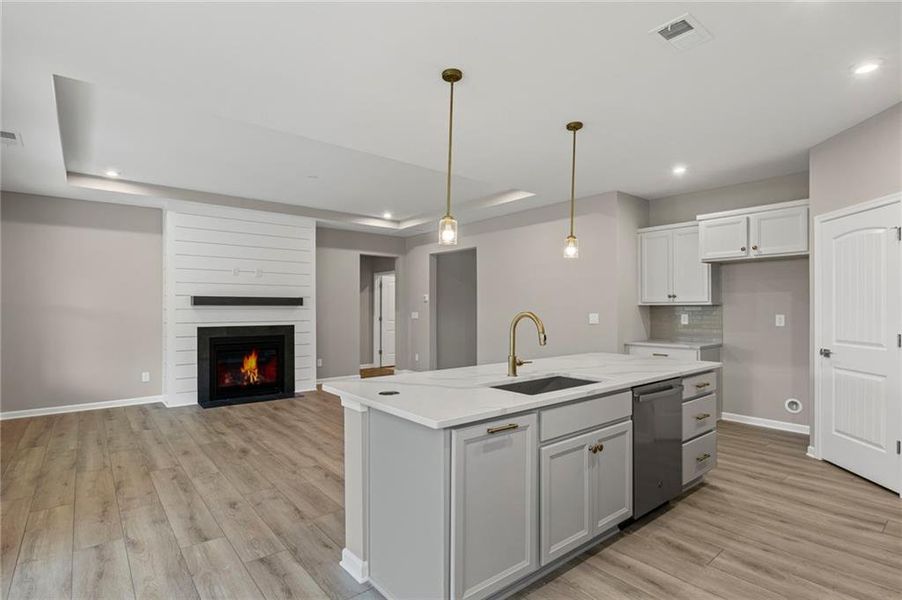 Furnished interior view inside a new home in Laurel Farms, Dallas (Image 5). Furnished interior view inside a new home in Laurel Farms, Dallas (Image 5).