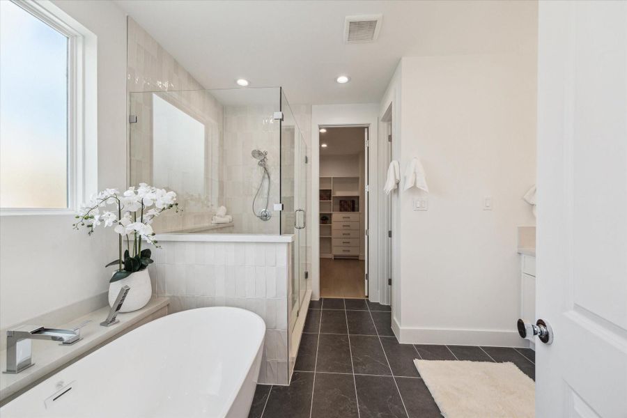 Furnished interior view inside a new home in , Houston (Image 8).