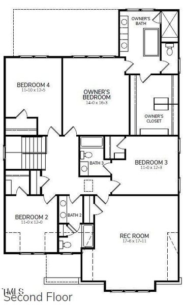 Lot 12 BN - Floor Plan - 2nd