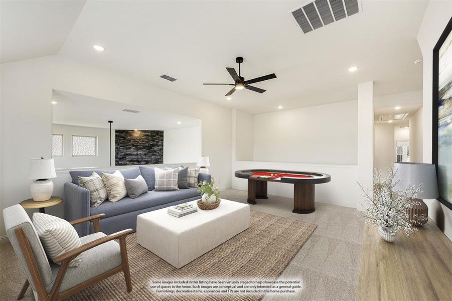 Furnished interior view inside a new home in Terracina, Rockwall (Image 17). Furnished interior view inside a new home in Terracina, Rockwall (Image 17).