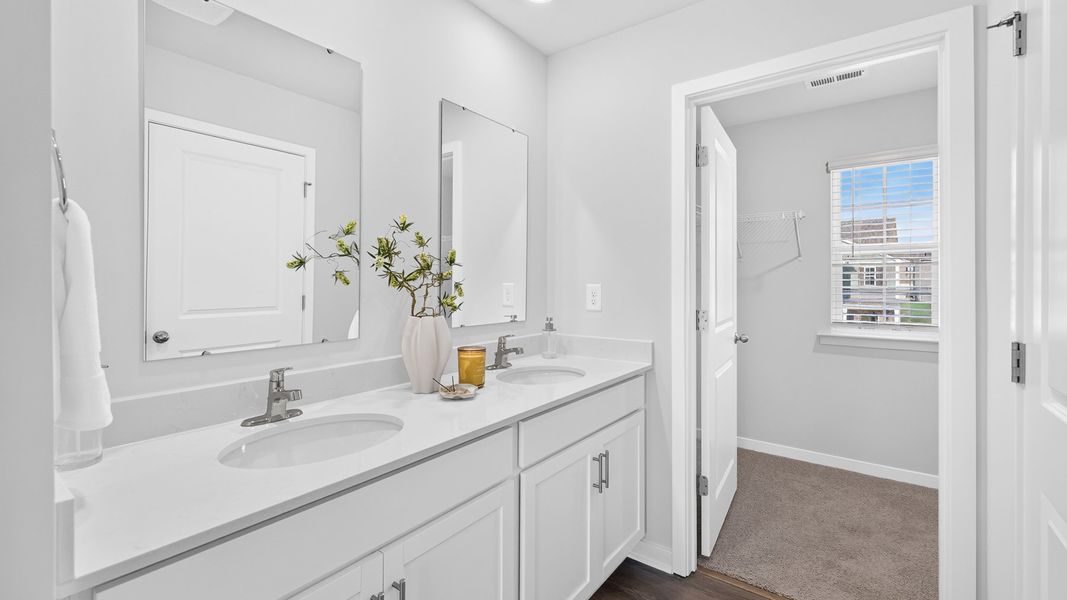 Furnished interior view inside a new home in Huffman Ridge, Hickory (Image 26).