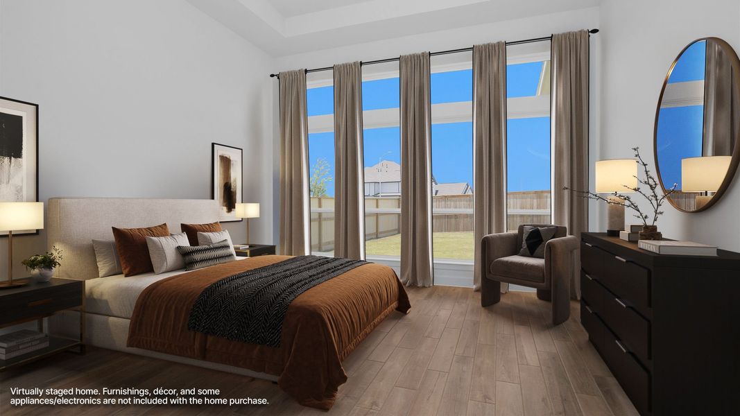 Furnished interior view inside a new home in Fulshear Lakes, Fulshear (Image 5).
