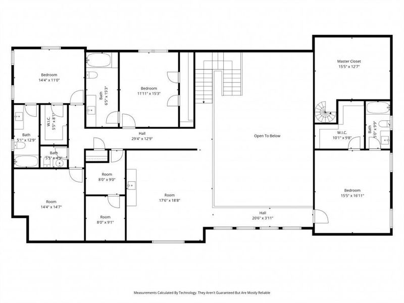 2D floor plan layout of this home in , Dallas, TX (Image 5).