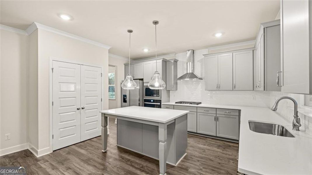 Furnished interior view inside a new home in Heritage Pointe, Senoia (Image 9). Furnished interior view inside a new home in Heritage Pointe, Senoia (Image 9).