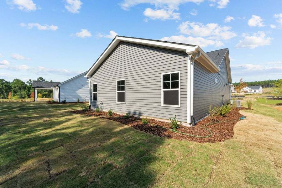 Representative exterior details of a home built from the Weymouth by Caviness & Cates Communities in Bartlett Manor, Youngsville (Image 13).