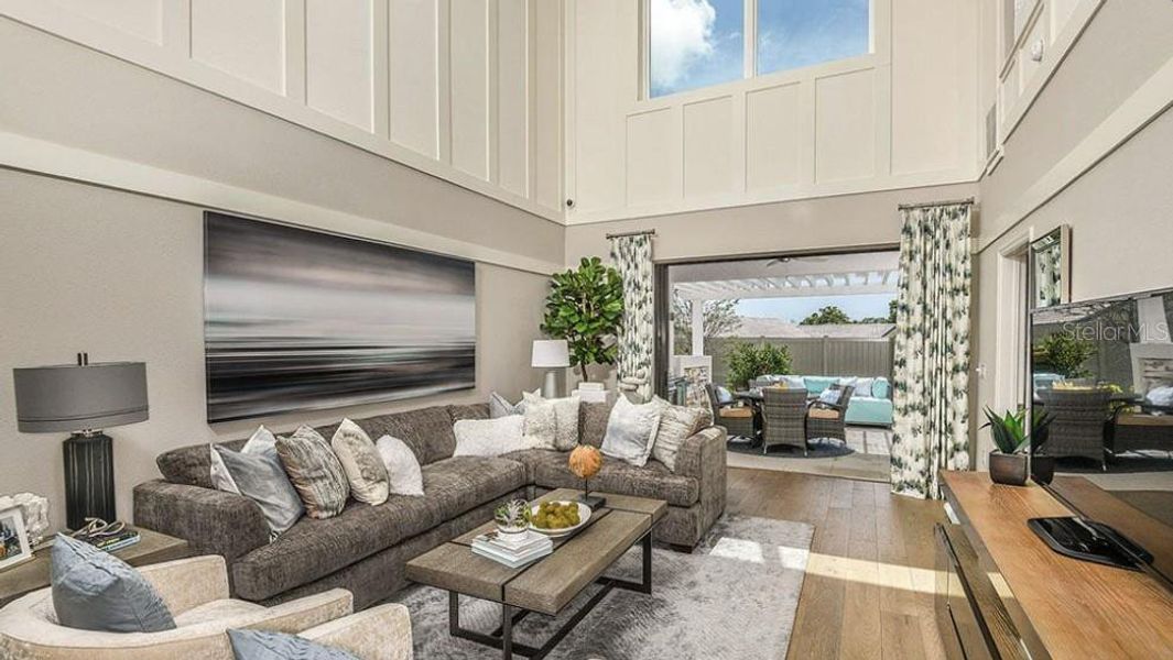 Furnished interior view inside a new home in The Waters at Center Lake Ranch, St. Cloud (Image 12).